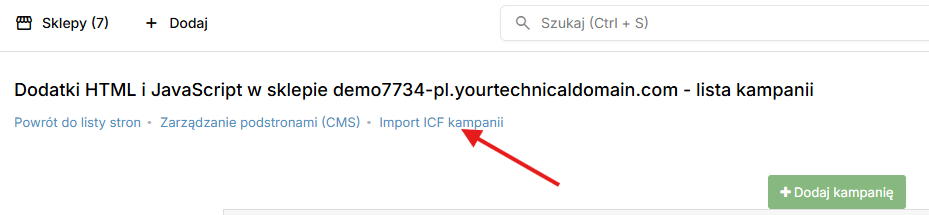 Widok panelu - krok 3